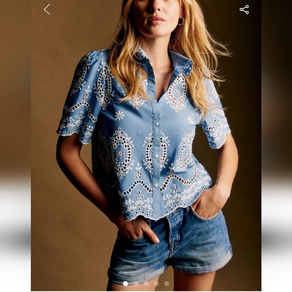 NWT Sezane Elvira Blouse - Picture 3 of 13
